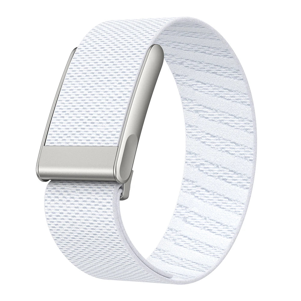 Soft Wrist Band Wear Resist Replacement Watch Strap Breathable Adjustable Nylon Band for WHOOP 5.0/ SportFlex Accessories Qme White F