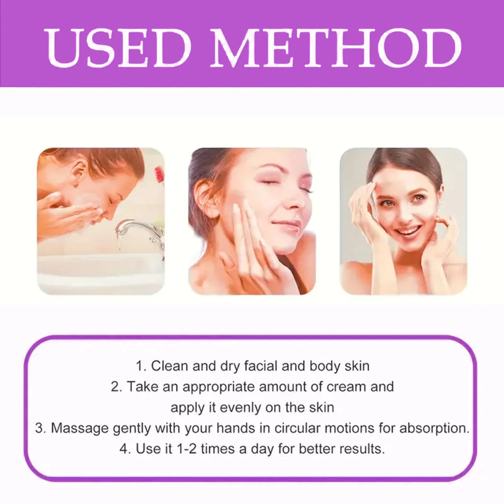 Instant Face Lift & Firm Skin Cream Sustainable Face Lifting Reduces Fine Lines Gentle Moisturizing Care Cream Qme