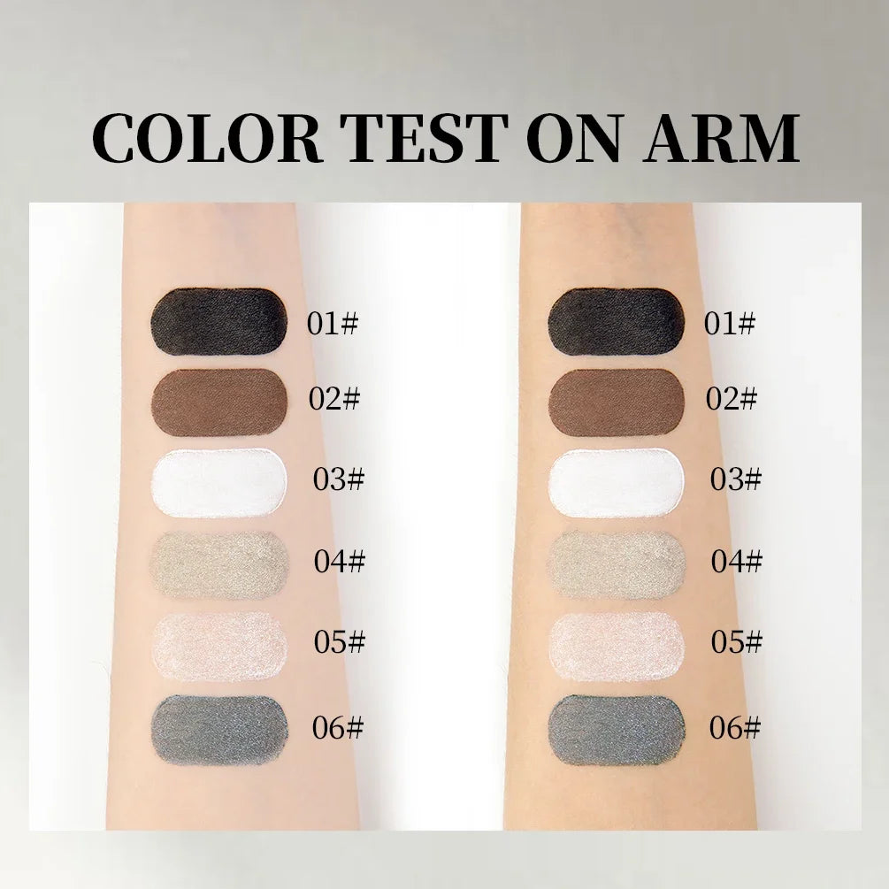 Qibest 2 In 1 Eye Shadow Eyeliner Pencil Set,matte Silk,smooth and Easy To Apply,non Smudging and Non Fading,natural Makeup Sets Qme