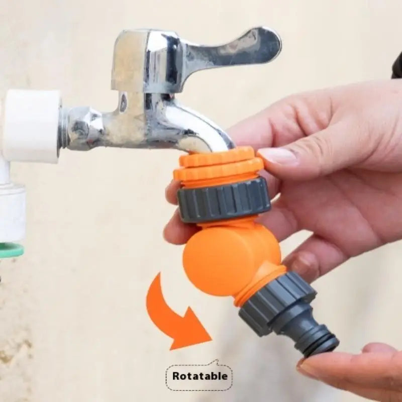 1 Faucet Adapter Plastic Quick Connect Click-lock Watering Irrigation Qme