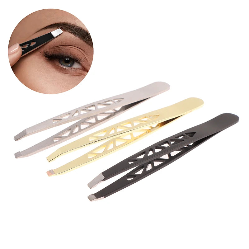 Professional Tweezers Perfect Eyebrow Hair Removal Splinter Ingrown Qme