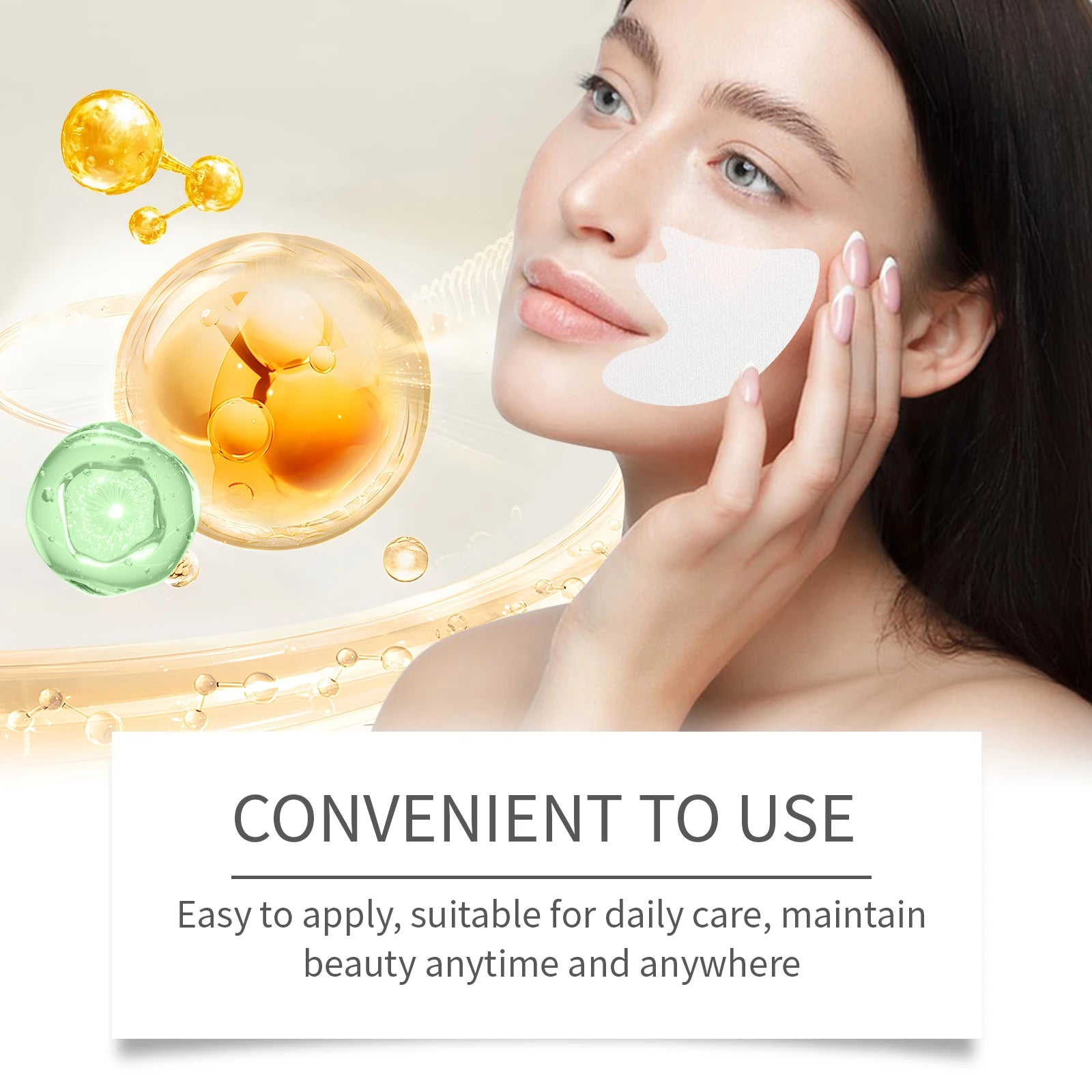 Smile Lines Patch Nasolabial Folds Patches Anti-Smile Line Lifting Firming Facial Skin Fade Fine Lines Marionette Lines Hydratin Qme