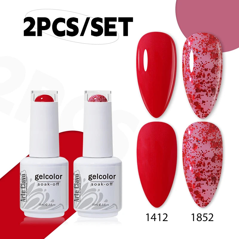Arte Clavo Gel Nail Polish Base Primer Coat Mix Manicure Semi