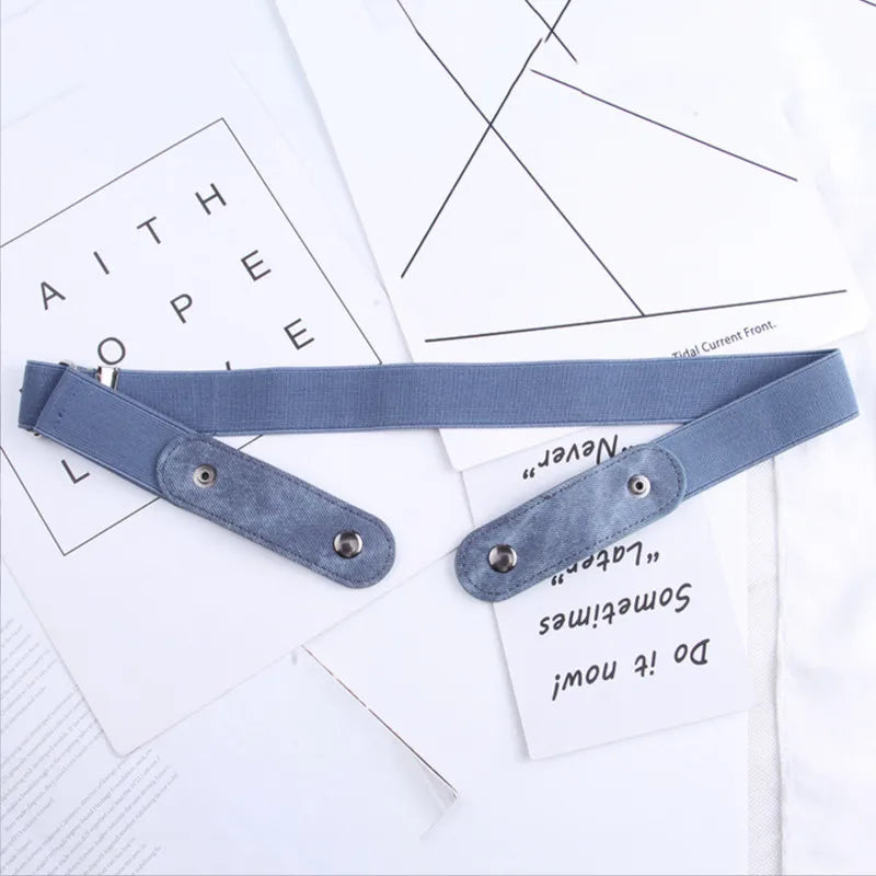 Buckle-free Elastic Invisible Belt Jeans Without Buckle Easy Belts Qme A1 60-95cm China Mainland