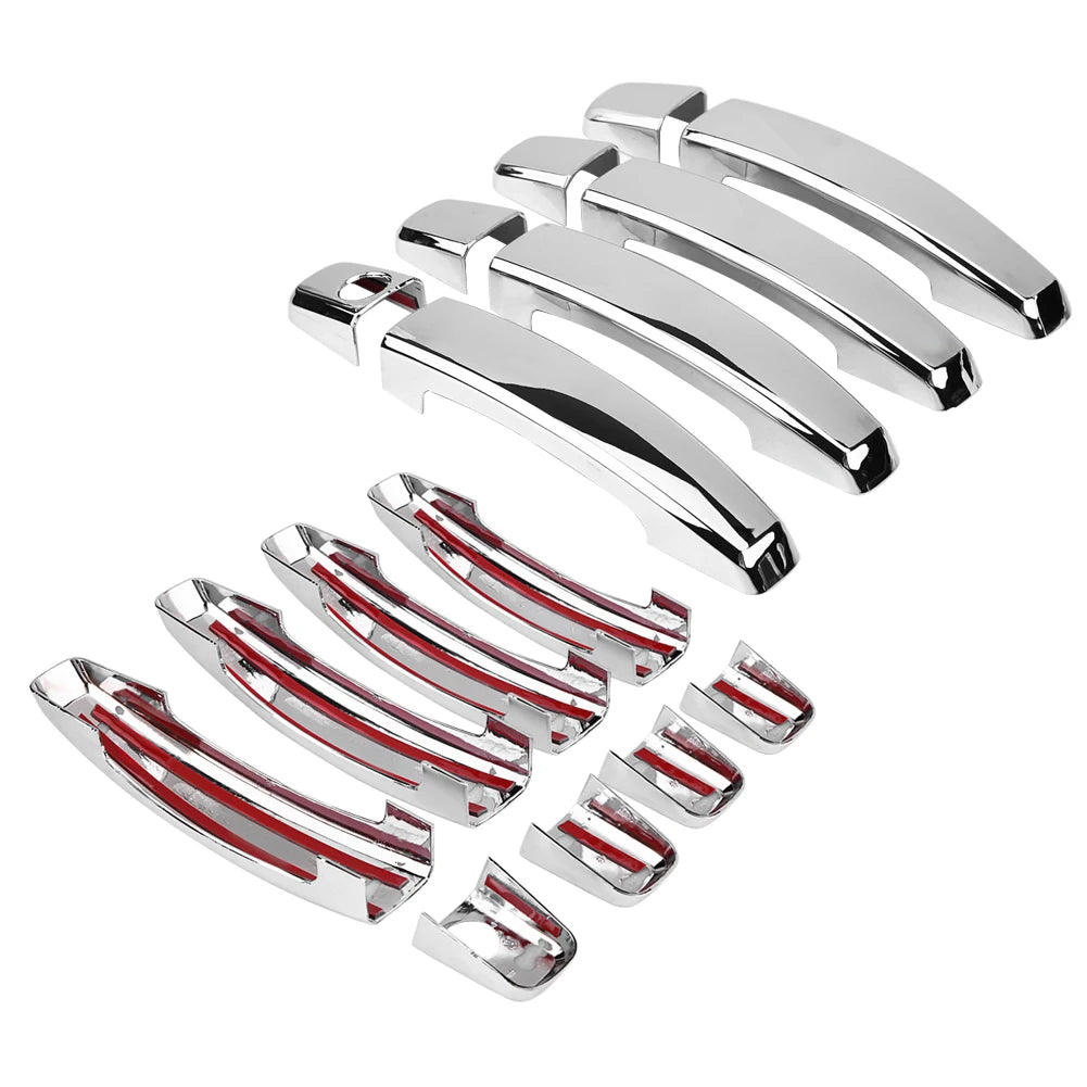 Car Electroplating Door Handle Cover Trim for 2008-2016 Door Handle Cover Door Handle Cover Trim Qme