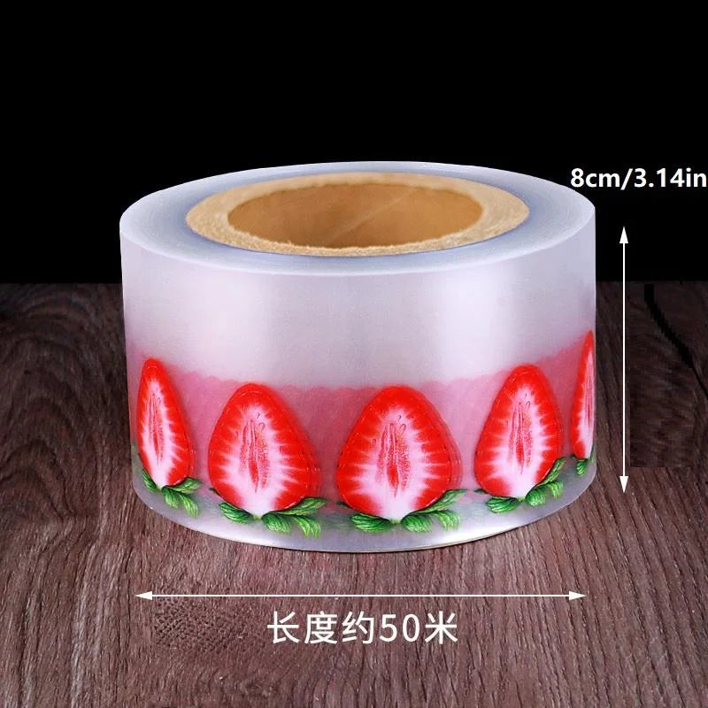 Cake Collars Cartoon Creativity Mousse Surround Film Acetate Collar Qme