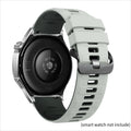 22mm Silicone Watchband For Huawei Watch GT 6 46mm Strap Bracelet For Huawei GT6 Pro Band Sports Replacement Wristband Qme White Gray 22mm Universal