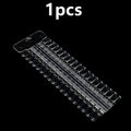 Teardrop Design Manicure Gel Polish Practice Tool Removable Nail Art Qme Transparent
