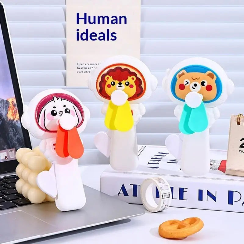 Portable Hand Pressure Fan Toys Kids Adult Birthday Random Mini Qme