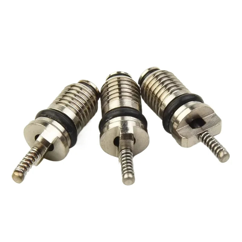 9Pcs R134a Automotive Air Conditioning Valve Core + 1Pcs Remover Tool For A/C System Mall/Big Air Conditioning Valve Core Tool Qme