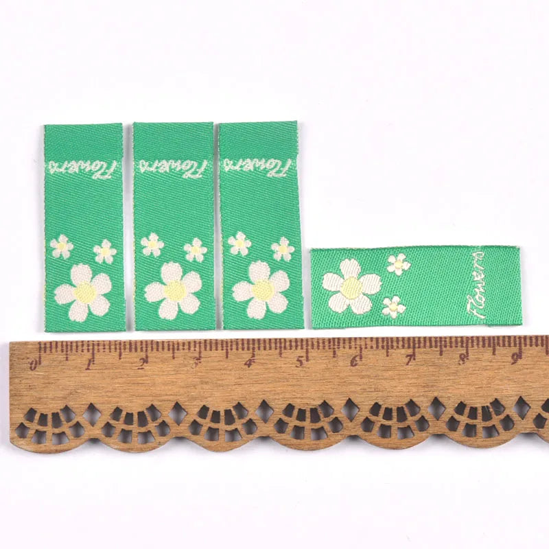 50Pcs Multicolor Flower Embroidery Cloth Labels Handmade DIY Hats Bags Crafts Garment Supplies Sewing Accessories Tags c3504 Qme 5