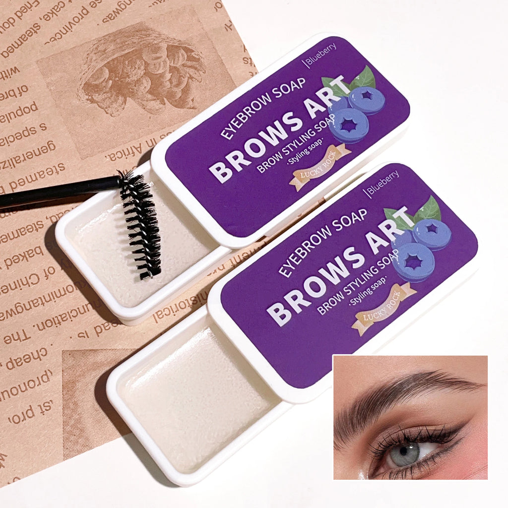 Long-Lasting Eyebrow Styling Gel with 3D Feathery Wild Brow Setting - Waterproof and Easy to Apply Qme
