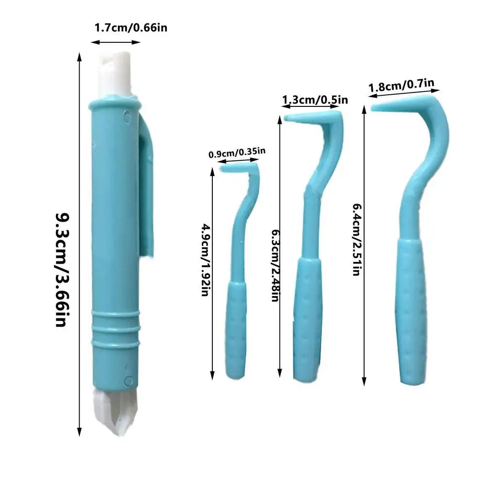 Tick Remover Dogs Cats Durable Pet Accessories Supplies Removing Qme Blue