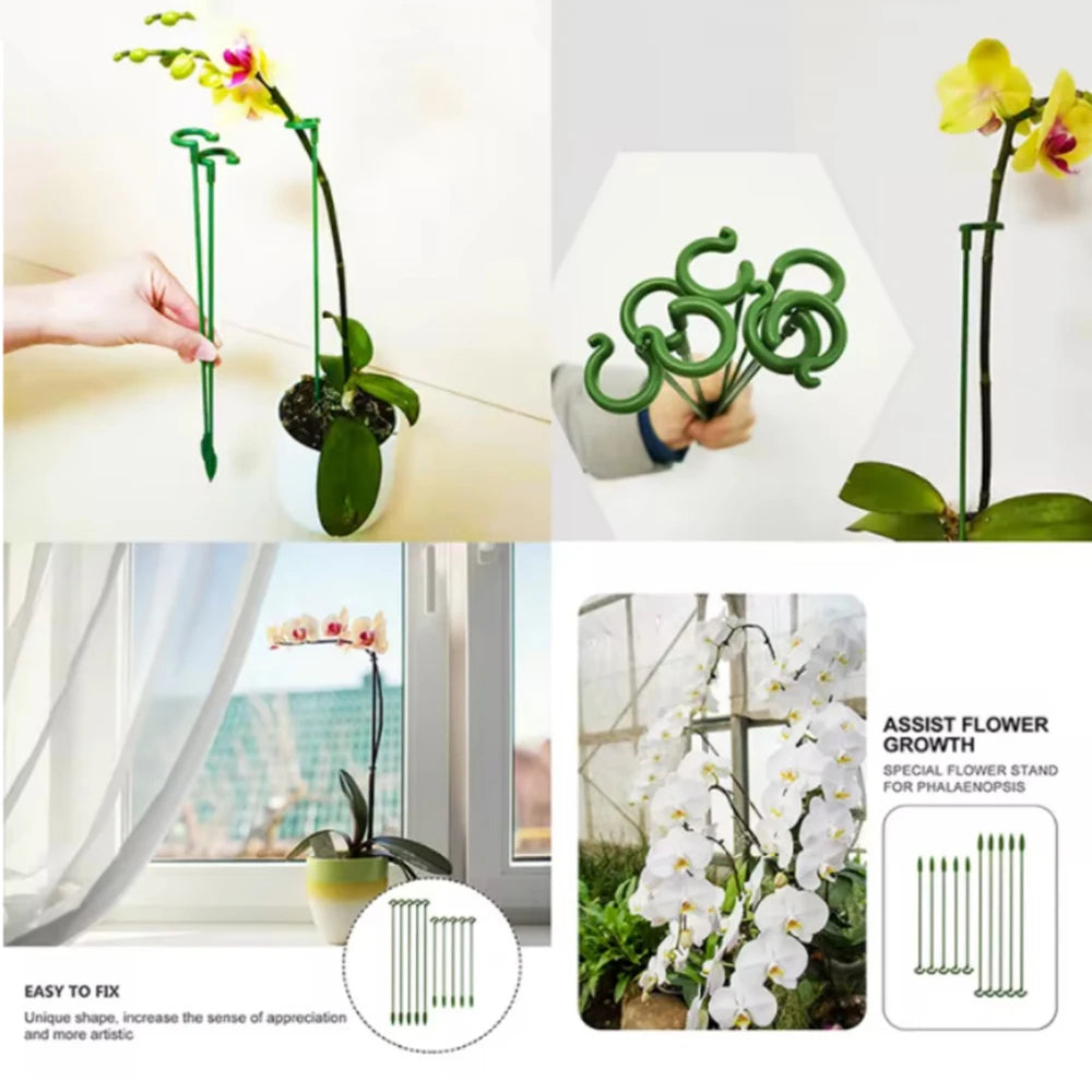 Shaped Support Pole, Flower Stand, Support Plant, Potted Plant, Fixed Flower, Anti Lodging And Leaf Protection Frame Qme