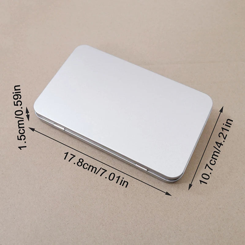 Candy Card Jewelry Organizer Household Iron Storage Box Tin Container Qme
