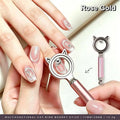 Hollow Cat Eye Magnet Strong Upgrade 3-Second Fast Black Hole Effect Qme Rose Gold