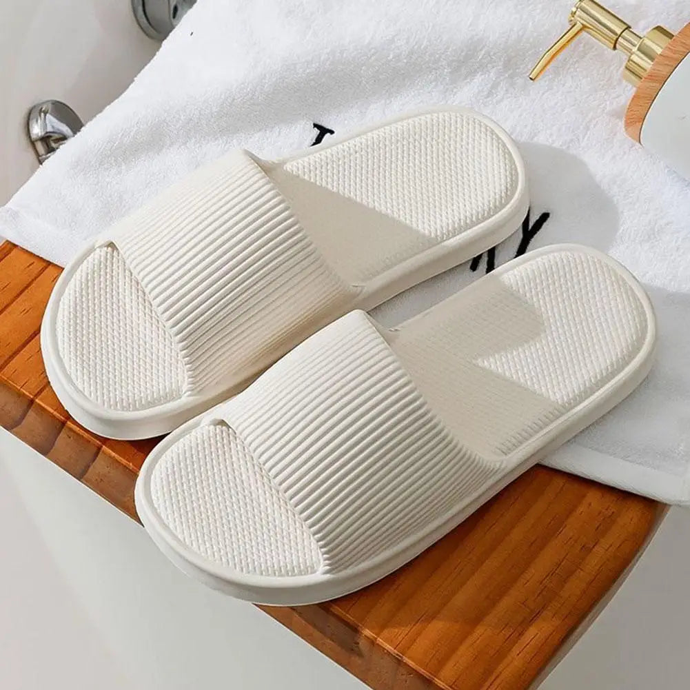 Thick Platform Bathroom Home Slippers Women Fashion Soft Sole EVA Indoor Slides Woman Sandals 2026 Summer Non-slip Flip Flops Qme