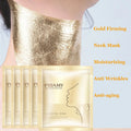 Gold Firming Neck Mask Moisturizing Anti Wrinkles Anti-aging skincare Neck Masks Beauty Necks Skin Care Products Qme Default Title