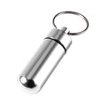 Medicine Perfume Container Travel Pill Box WaterProof Mini Keychain Tablet Storage Box Case Medicine Perfume Container Qme silver