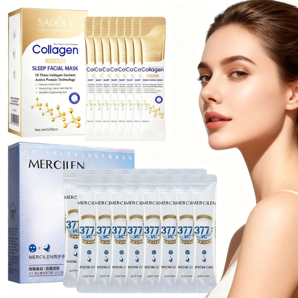 Sleeping Facial Masks Hydrating Mask Moisturizing Brightening Face Qme