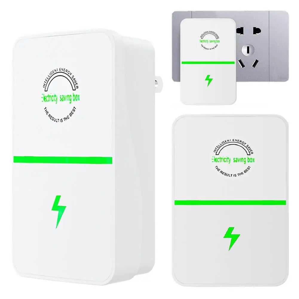 Home Pro Power Electricity Energy Saver US/UK/EU Stable Voltage Electricity Plug Household Stable Voltage Device Qme