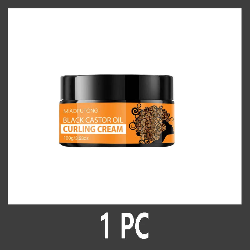 Black Castor Oil Healthy Moisturizes And Defines Curls Suitable For Dry Curly Hair For Both Men And Women,Repair Hair Tangles Qme 1 PC