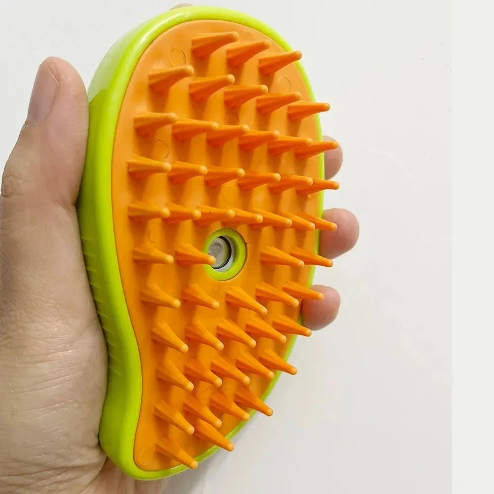 Cat Dog Steam Brush Electric Spray Water Kitten Pet Comb Soft Qme