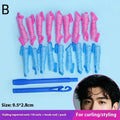 18 Magic Heatless Water Wave Hair Curler Texture Automatic Rolling Qme B