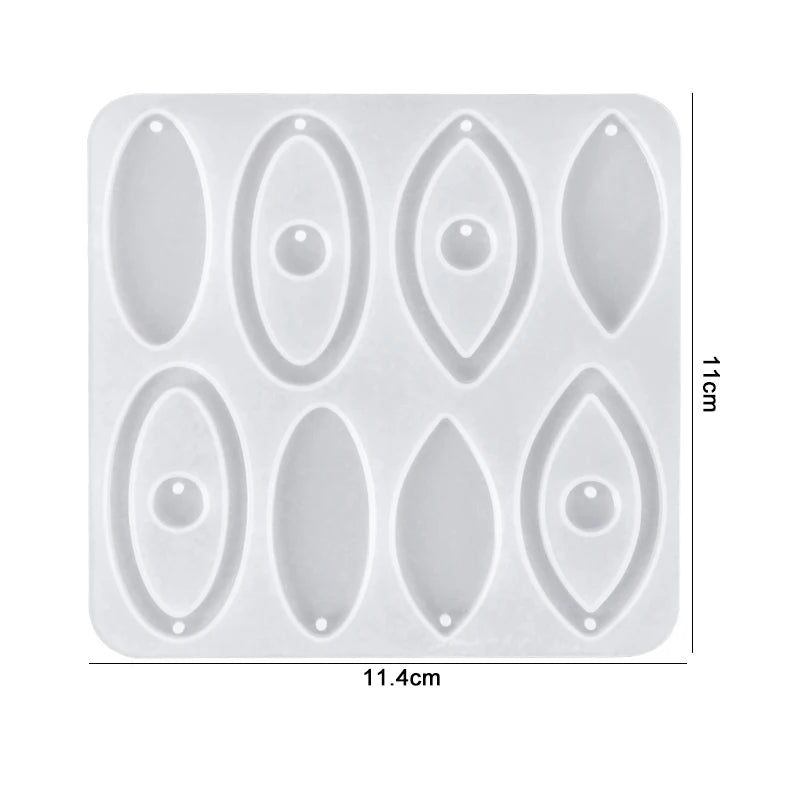 Earring Resin Silicone Molds Pendant Epoxy DIY Craft Women Earrings