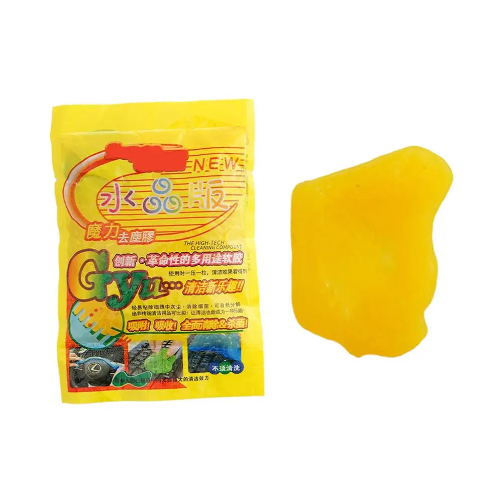 Car Cleaning Gel Slime Magic Mud Automobile Air Vent Computer Keyboard Dirt Dust Remover Gel Car Wash Interior Cleaning Tool Qme B