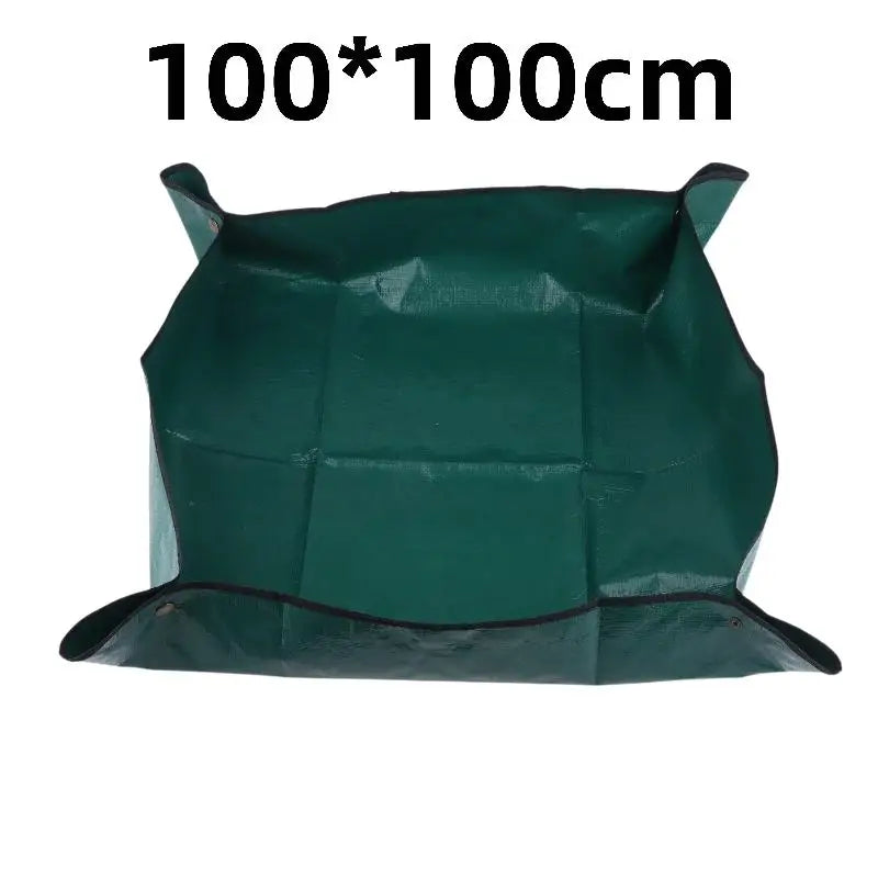 Succulent Potting Mat Portable Gardening Plant Repotting Waterproof Qme Dark green 100X100CM