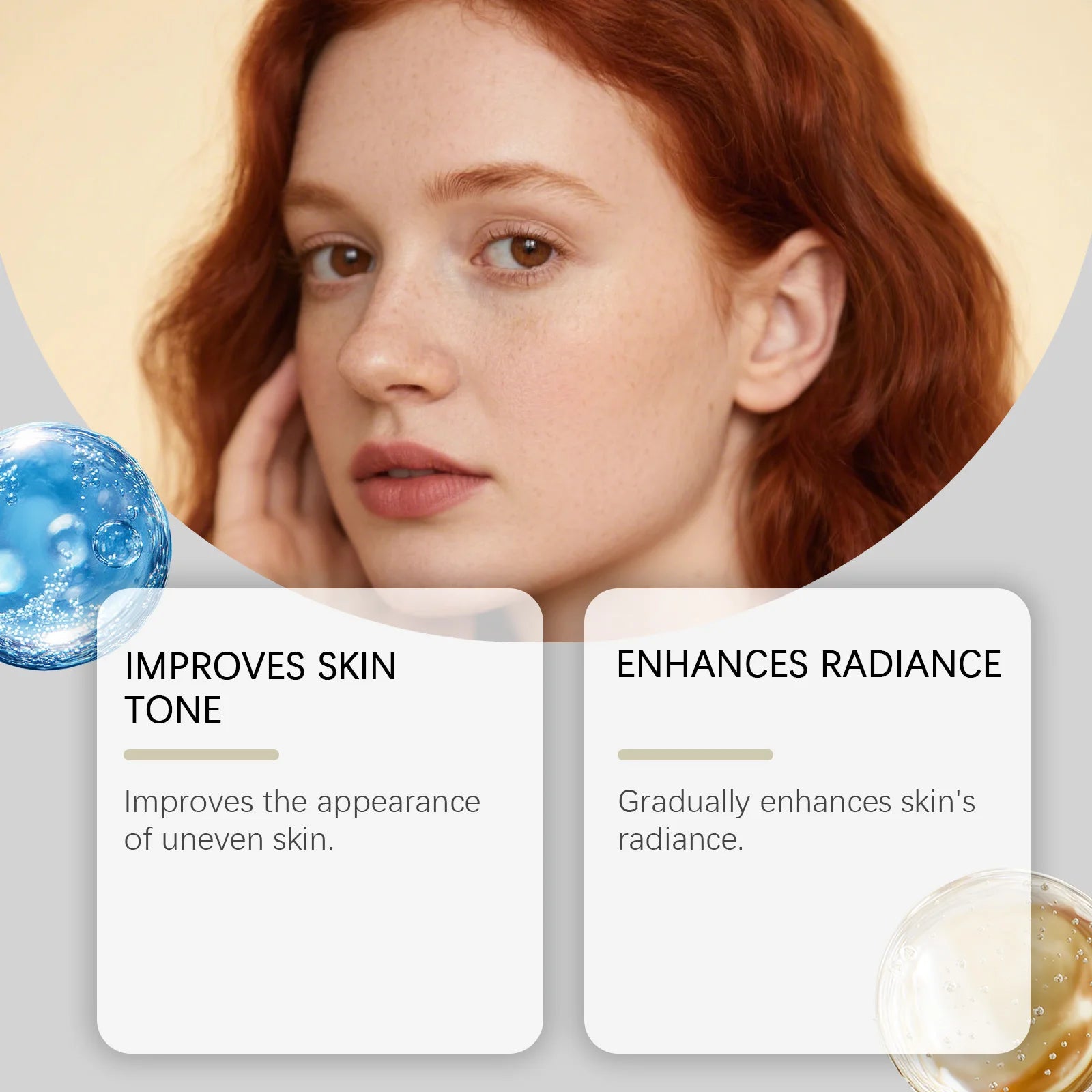Collagen Face Serum Anti-Wrinkle Firming Moisturizing Brightening Smoothing Skin Hyaluronic Acid Face Essence Daily Skincare Qme