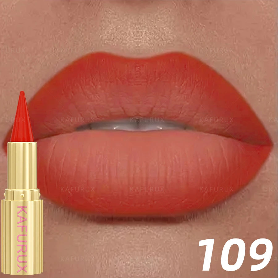 9 Colors Gradient Lipstick Matte Lip Liner Pen Velvet Finish Smooth Qme 109