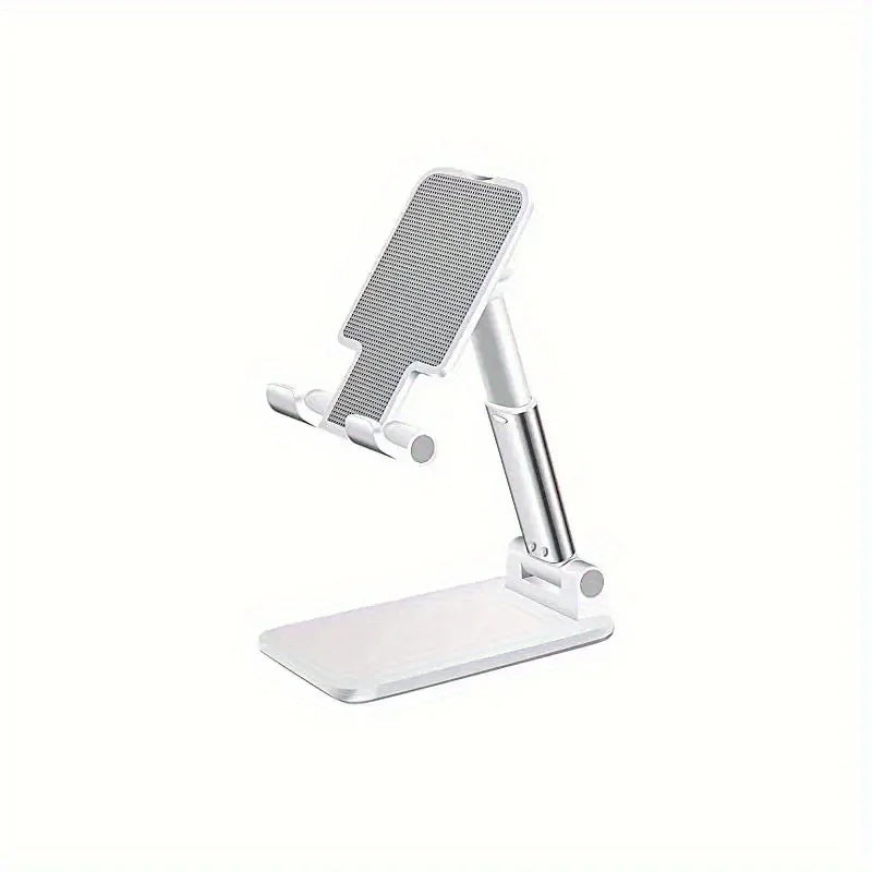 Adjustable Phone Stand, Foldable Desktop Holder for Live Streaming and Photography, Extendable and Portable Tablet Mount Qme