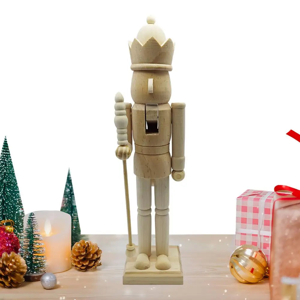 Christmas Nutcrackers 3D Carving Wooden Classic Figurine Wood Qme China Mainland B