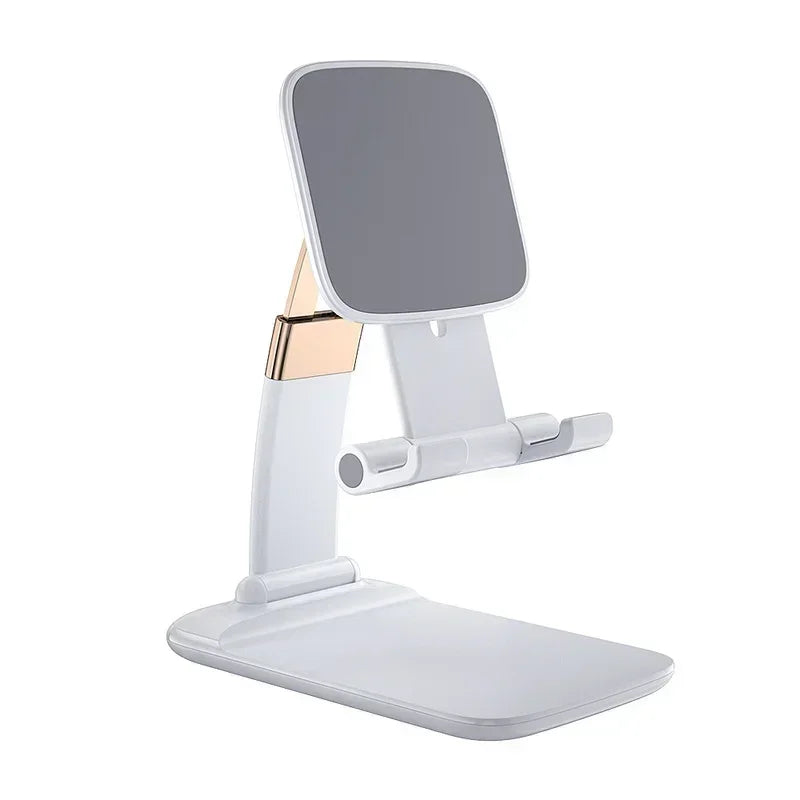 2pcs Adjustable Phone Holder Stand for IPhone 12 Pro Max Samsung Note 20 Ultra IPad Tablet Foldable Metal Holder Desk Stand Qme