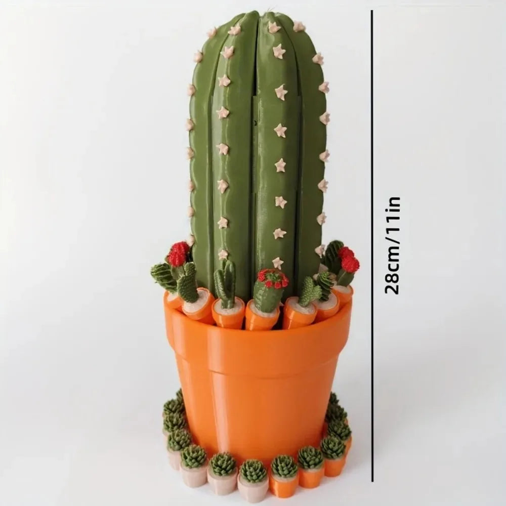 Cactus Chess Set 3D Cactichess Roll Up Portable Travel Chess Board Cactus Magnetic Chess Set Fun Chess Gift for Plant Lovers Qme