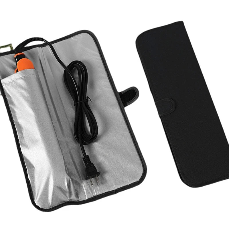 Hair Straightener Storage Bag Woman Folding Travel Bags Curling Qme