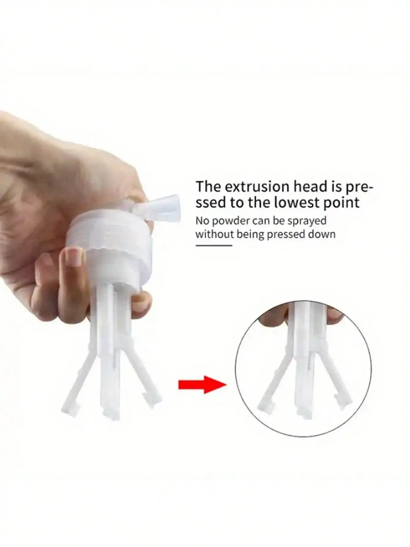 Powder Spray Bottle Makeup Dispenser Fluffy Suitable P Qme