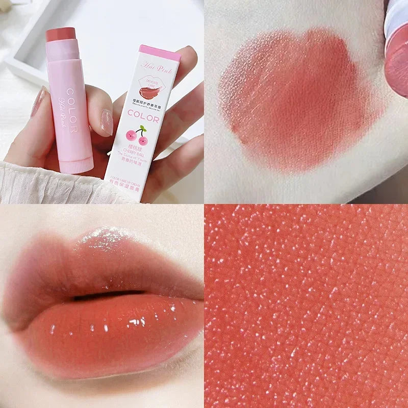 Colored Moisturizing Lip Balm Lipstick Moisturizing ,Moisturizing, Diluting Lip Lines ,Anti-Drying ,Anti-Cracking Lip Balm ﻿ Qme