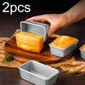 Stainless Steel Food Storage Container Rectangle Airtight Lunch Box Leakproof Bento Box Freezer Fridge Storage Box Kitchen Qme 2pcs