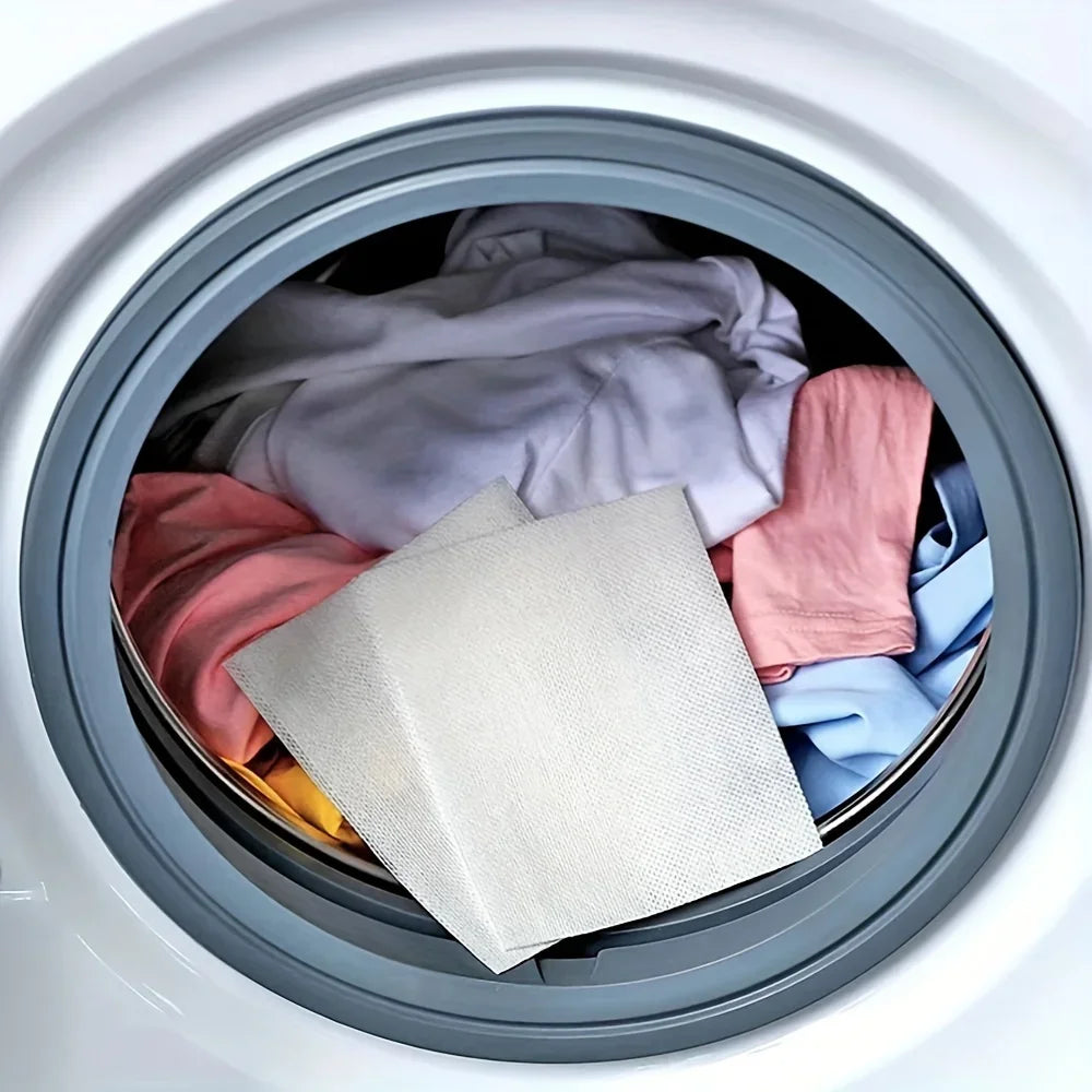 Anti-Staining Clothes, Laundry Paper, Color-Absorbing Sheets, Washing Machine Anti-Cross-Color Laundry Sheets Qme