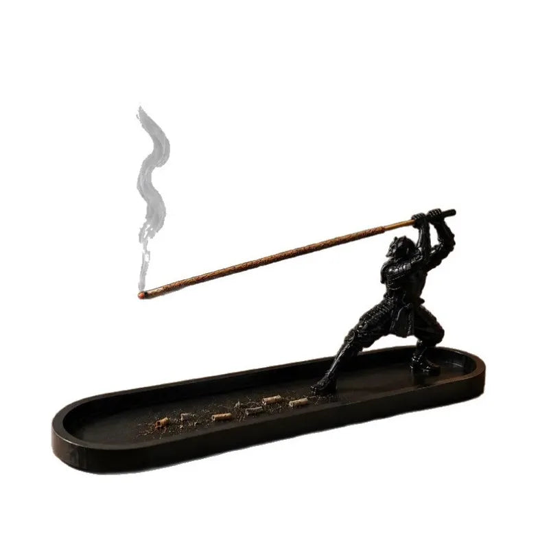 Japanese Katana Incense Holder Zen Samurai Sword Design Aromatherapy Qme