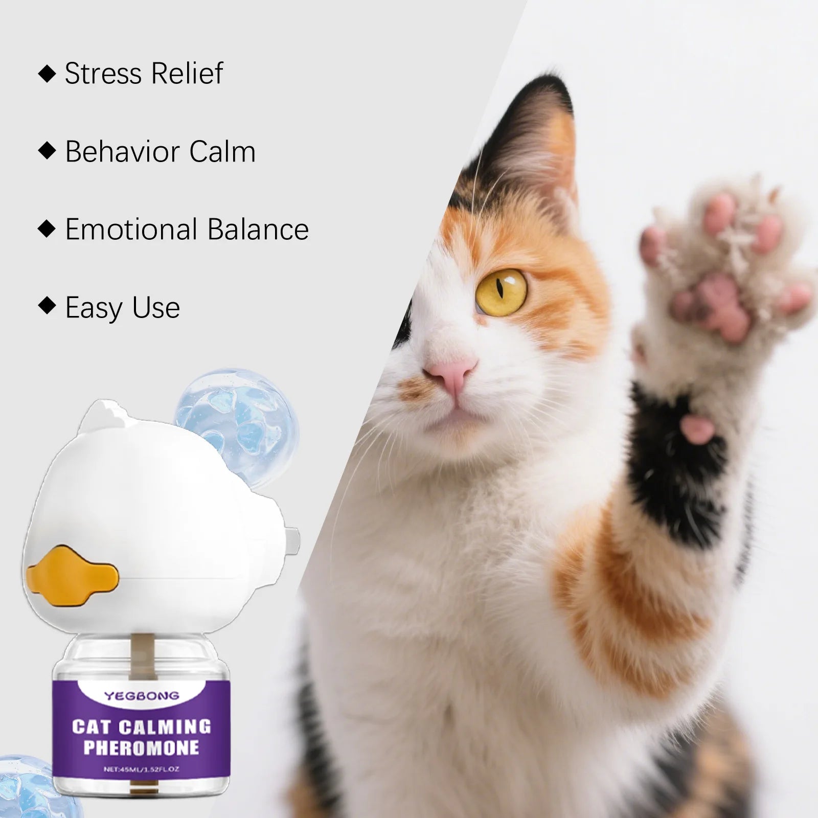 Pet Emotional Soothing Device Relieve Anxiety Reduce Scratching and Disorderly Urination Behavior Pet Interactive Nursing Device Qme