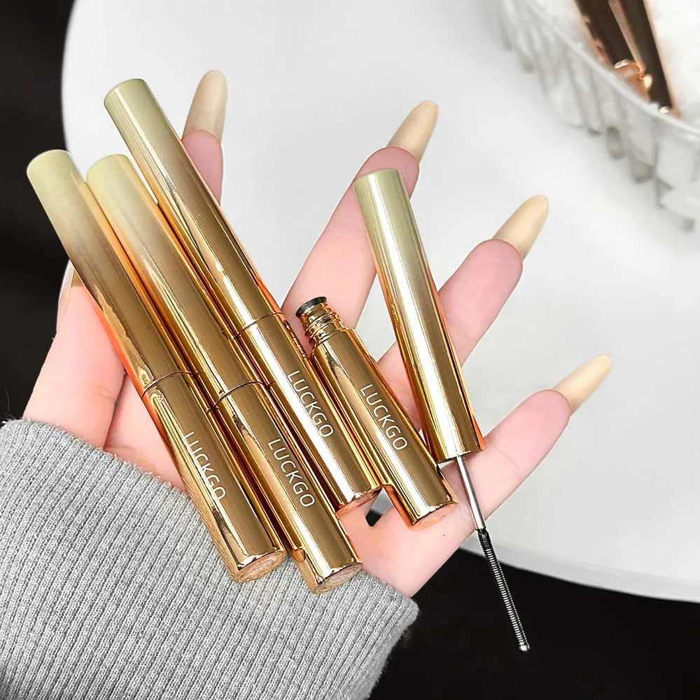 LUCKGO 3D Curling Metal Mascara Waterproof Long-lasting Ultra-fine Qme