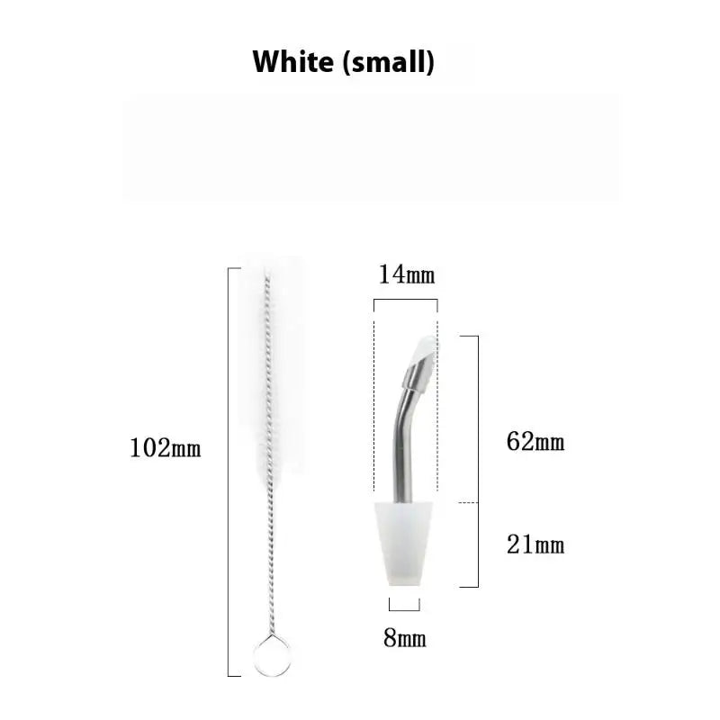 Kettle Extension Nozzle Outdoor Hiking Backpacking Stainless Steel Qme S White