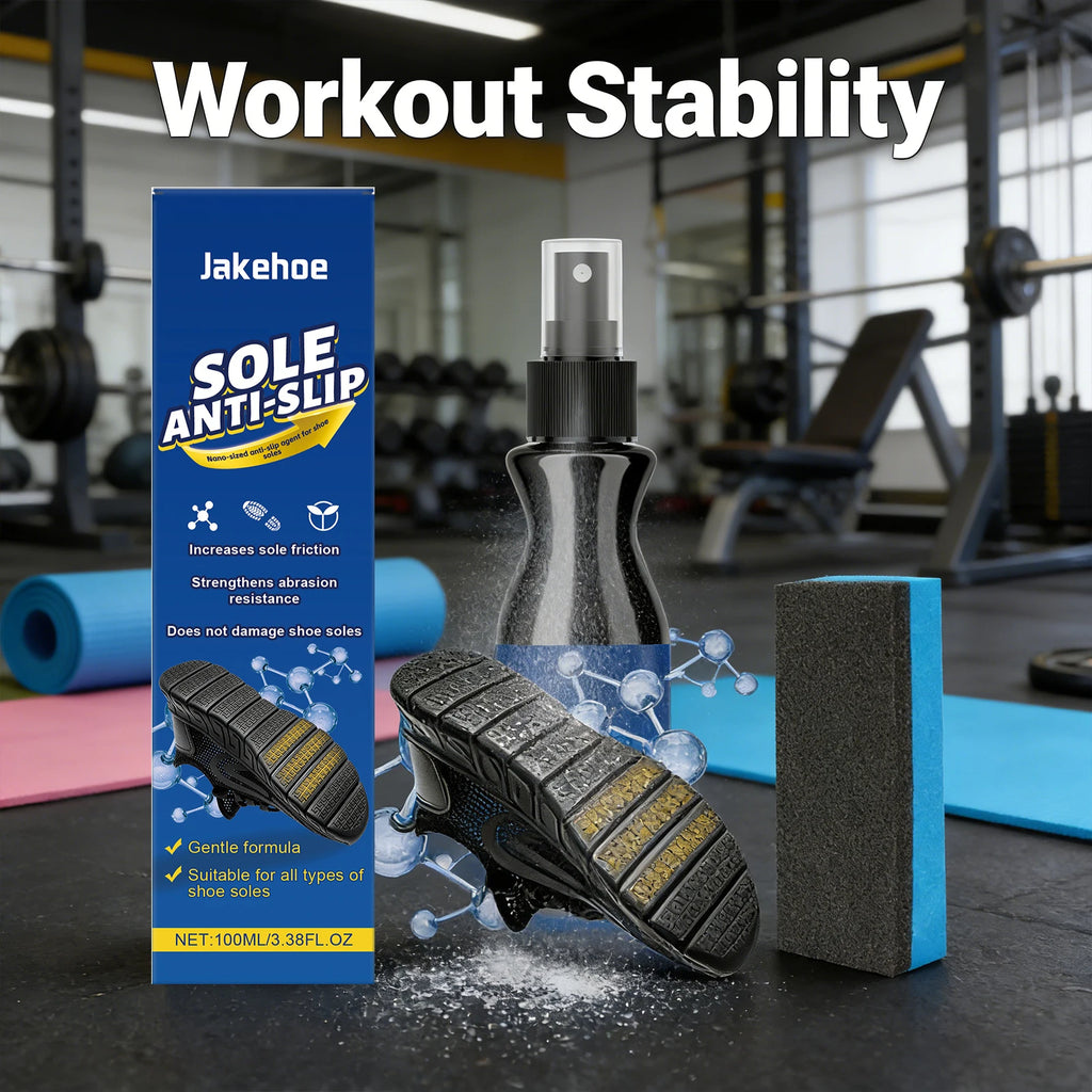Sole Anti Slip Spray Increasing Sole Friction Strengthen Abrasion Resistance Not Damage Shoes Waterproof Shoe Anti-Skid Agent Qme
