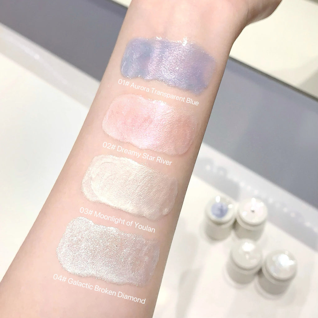 SHAQINUO Galaxy Star Diamond Highlighting Liquid Watery Radiance Qme