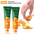 Vitamin E Honey Hand Cream Moisturizing Nourishing Portable Dry Skin Qme 2pcs Honey Hand 30g