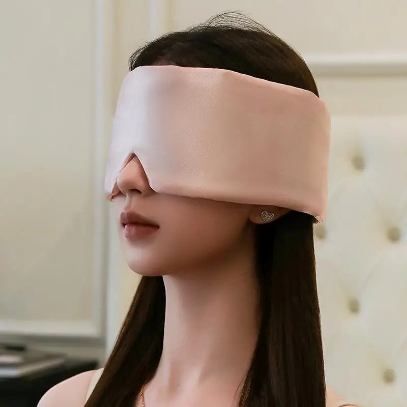 Soft Mulberry Silk Sleep Eye Mask Light Blocking Protection Ideal Qme PK